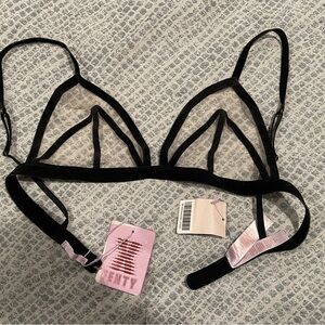 SOLD Savage x Fenty Triangle Velvet Bralette